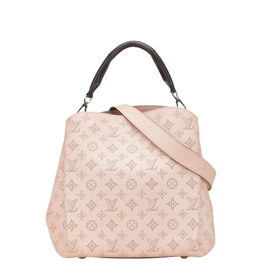Louis Vuitton Monogram Mahina Babylon Handbag Shoulder Bag Magnolia Pink Leather